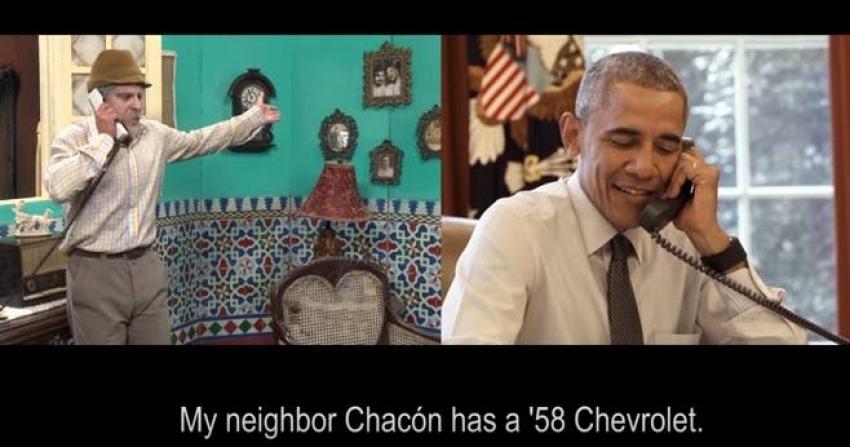 [VIDEO] El cómico sketch que protagoniza Obama antes de la histórica visita a Cuba