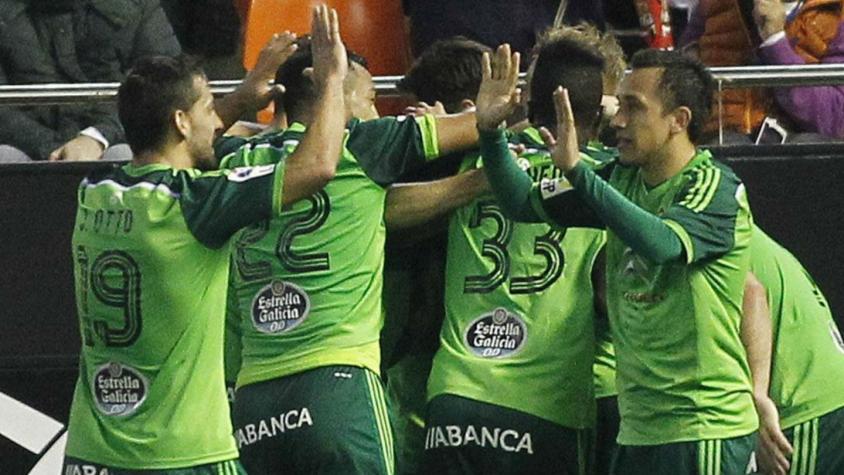 [VIDEO] Celta derrota a Valencia gracias a una notable habilitación de taco de Fabián Orellana