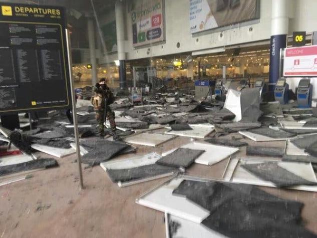 También se registra explosión en la estación de Maalbeck en Bruselas