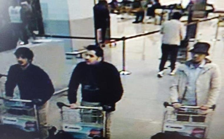 Policía belga divulga imagen de los sospechosos de ataque en aeropuerto de Bruselas