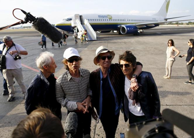 Los Rolling Stones aterrizan en Cuba después de décadas de prohibición a su música
