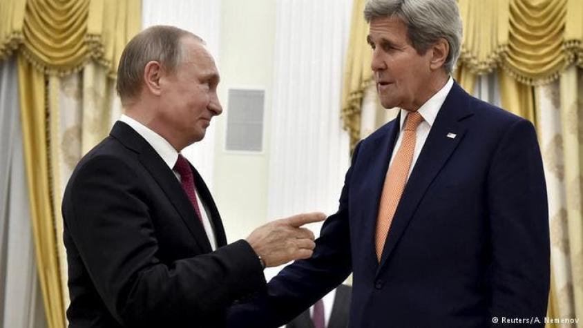 Putin y Kerry abogan por más cooperación para la paz en Siria