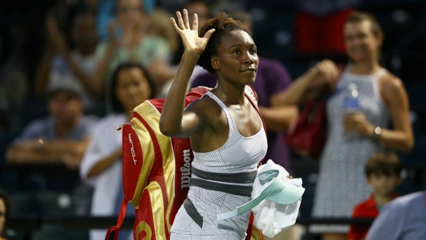 Venus Williams es tempranamente eliminada en torneo de Miami