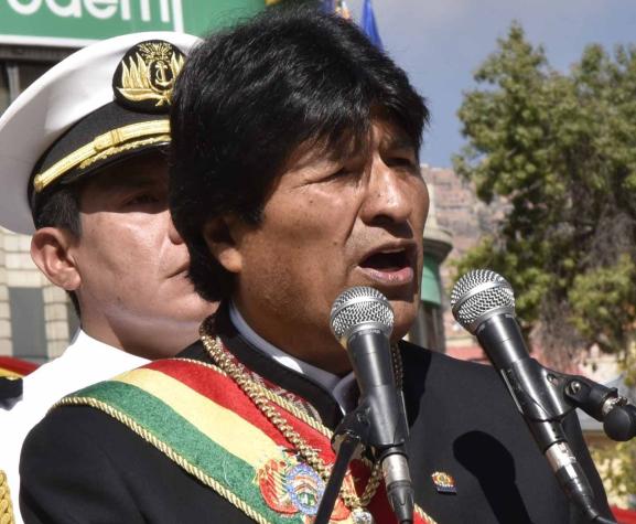 Evo Morales: si Chile se sale del pacto de Bogotá sería una "confesión de futuras derrotas"