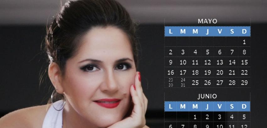 El calendario con el que Michelle Adam busca ser Reina Guachaca