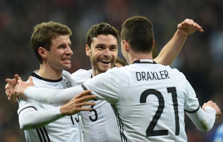 Alemania y Francia golean en duelos preparatorios para la Eurocopa