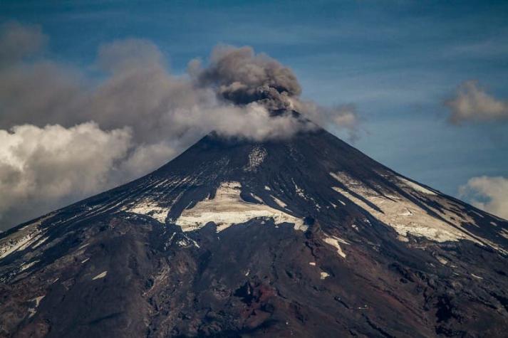 Sernageomin declara alerta amarilla para el Volcán Villarrica