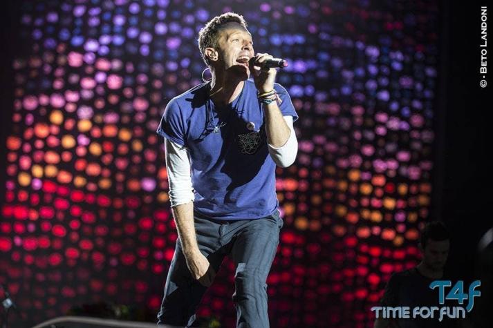 La fiesta que traerá Coldplay a Chile tuvo su primera parada en Argentina
