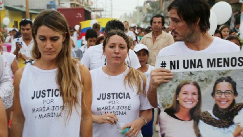 Entierran a las dos turistas argentinas que fueron asesinadas en Montañita