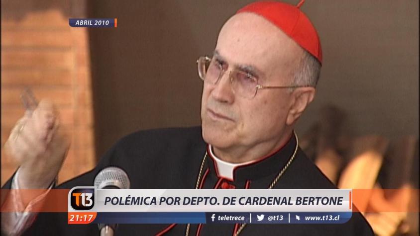 El escándalo que afecta al cardenal del Vaticano Tarcisio Bertone