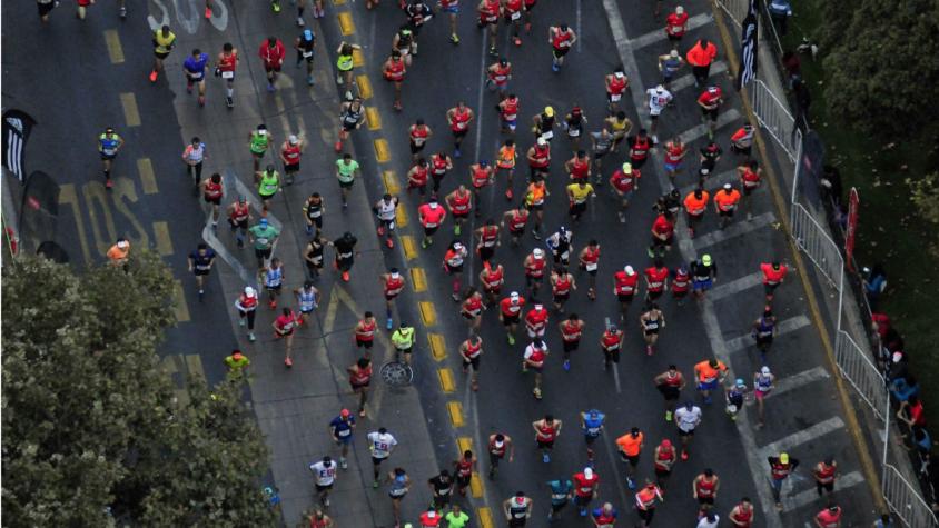 Atletas kenianos y chilenos se imponen en la Maratón de Santiago