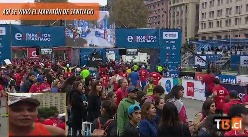 [VIDEO] Así se vivió el Maratón Santiago