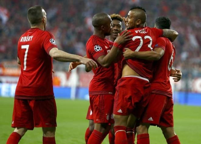 Bayern Munich da el primer golpe ante Benfica en la Champions con gol de Arturo Vidal