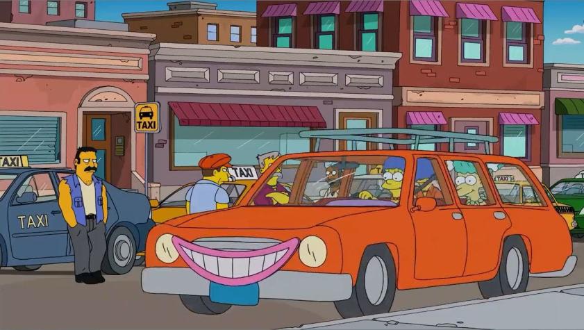 El conflicto Taxi-Uber también fue vaticinado en Los Simpson