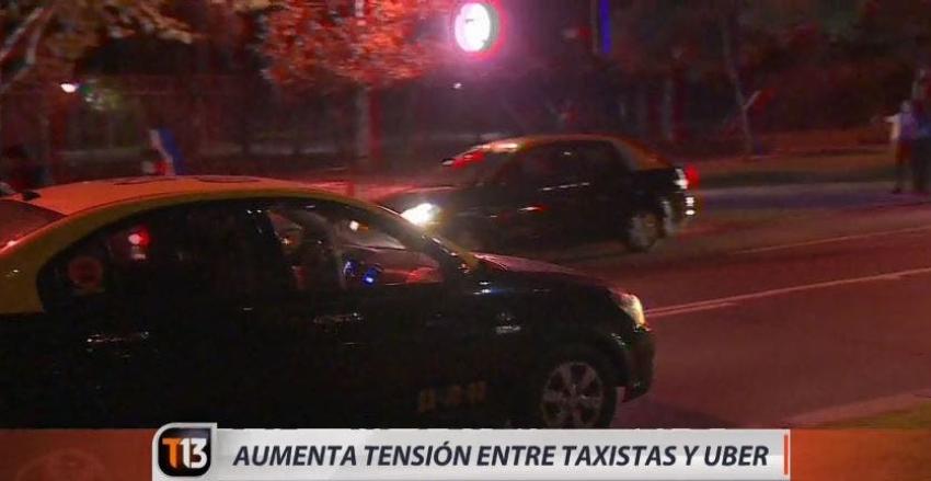 [VIDEO] Una noche en el conflicto de taxistas y Uber