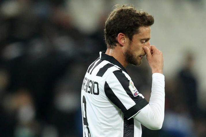 Duro golpe para Italia: Marchisio se pierde Eurocopa por rotura de ligamentos
