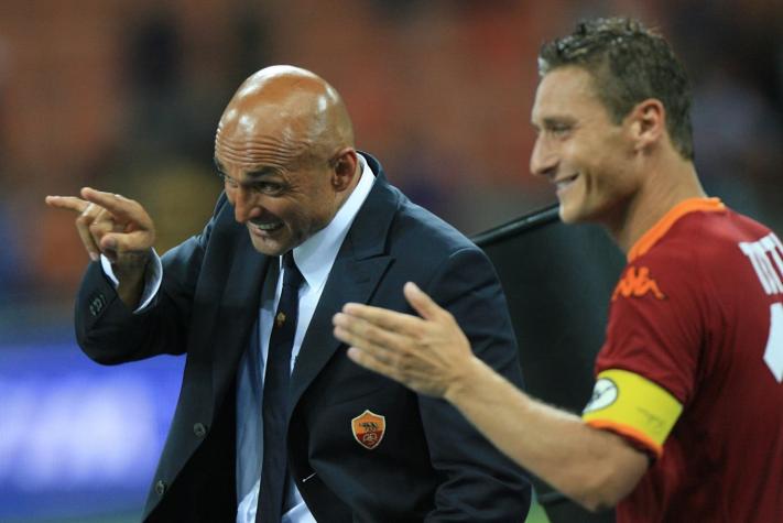 DT de la Roma desmiente haberse enfrentado a golpes con Totti
