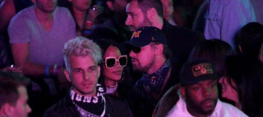 La romántica escena que protagonizó Rihanna y Leonardo DiCaprio en el festival Coachella