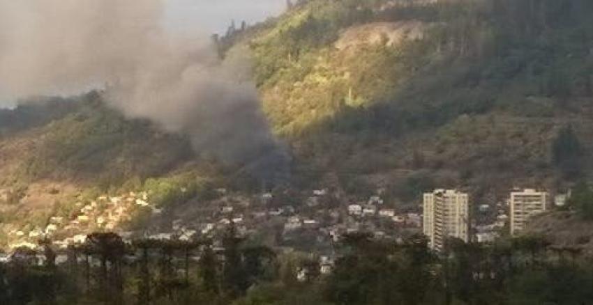 Incendio afecta a vivienda en Recoleta