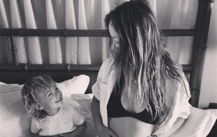[FOTO] Olivia Wilde confirma su segundo embarazo con tierna imagen junto a su hijo