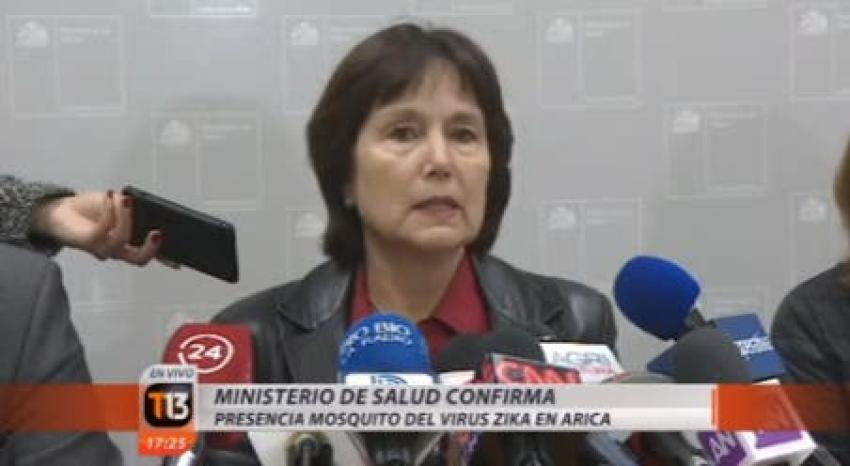 [VIDEO] Ministra de Salud: "El mosquito Zika aún no ha generado enfermedades"
