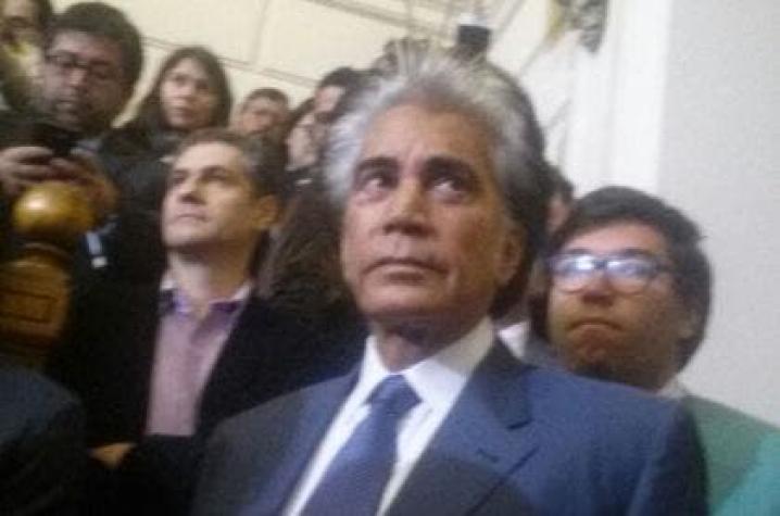 "El Puma" Rodríguez llegó al ex Congreso a despedir a Aylwin