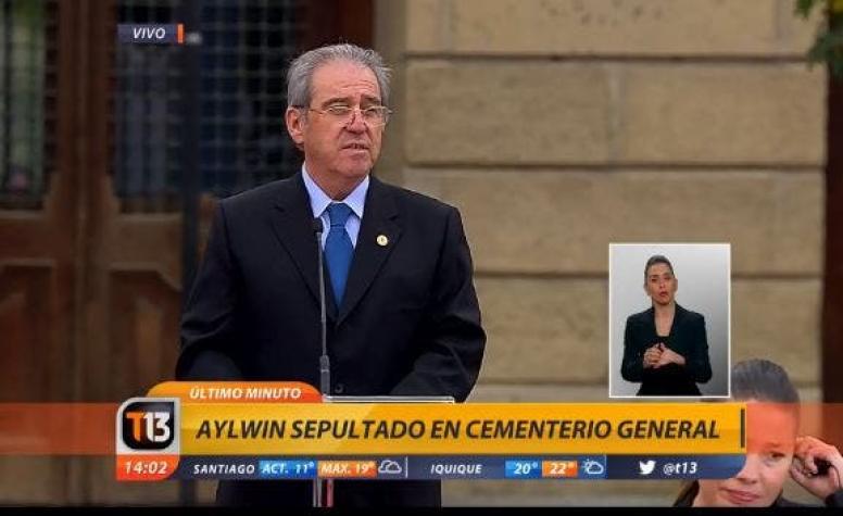 [VIDEO] Sergio Campos: Aylwin "luchó con sabiduría y tenacidad contra las reglas del dictador"