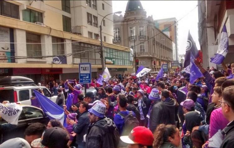 Hinchas de Deportes Concepción realizan campaña para evitar desafiliación del club