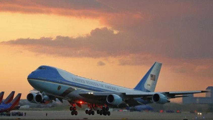 Cómo es viajar en el Air Force One con el presidente de EE.UU.