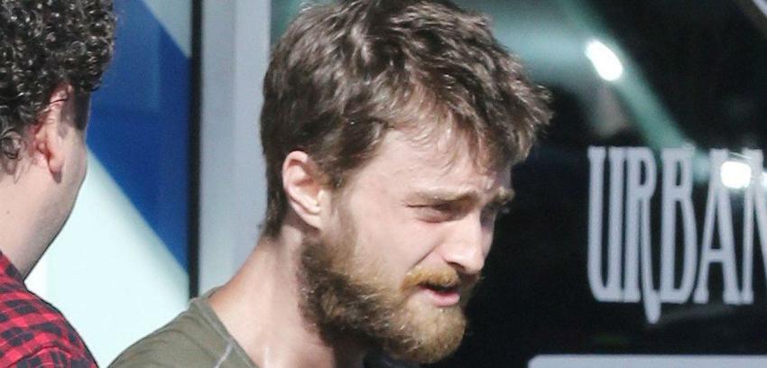 Daniel Radcliffe se deja ver con su look de barba