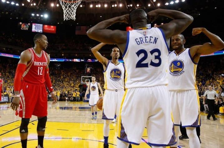 Warriors pueden celebrar sin Curry: eliminan a Rockets y están en semis de la Conferencia Oeste