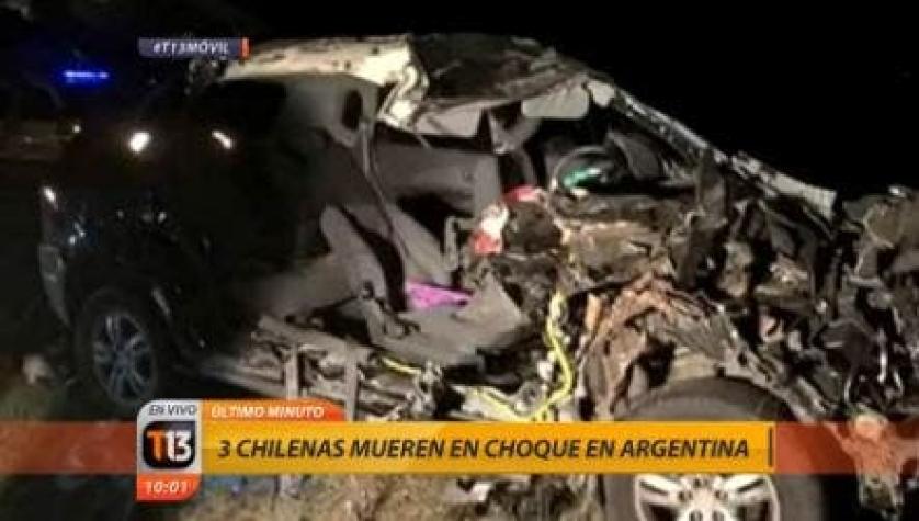 Accidente de tránsito en Argentina deja a tres remeras chilenas fallecidas