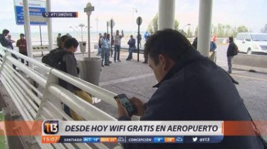 [IVDEO] Lanzan WiFi gratuito e ilimitado en el Aeropuerto de Santiago