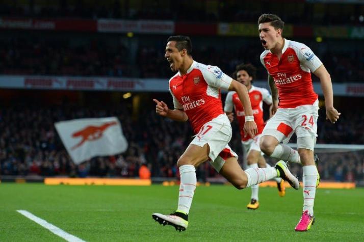 [Minuto a Minuto] Arsenal con Alexis Sánchez venció al descendido Aston Villa