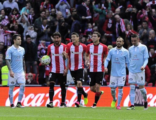 Gol de Orellana no alcanza para evitar derrota de Celta con Athletic Bilbao