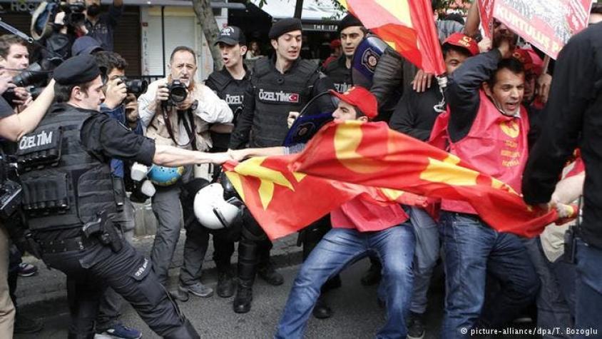 Represión turca mancha celebraciones del día del trabajador