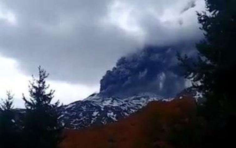 [VIDEO] Se produce un pulso eruptivo en Nevados de Chillán