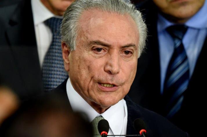 Michel Temer, presidente interino de Brasil: "No voy a hacer milagros en dos años"