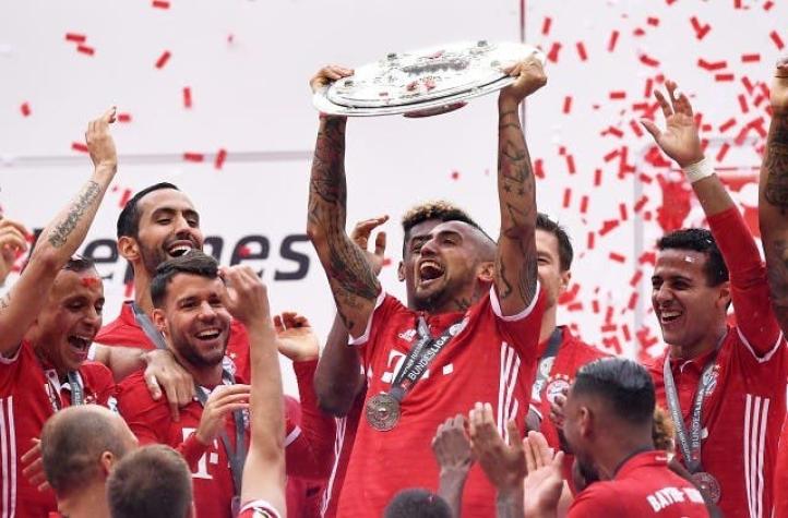 Arturo Vidal va por su segundo título con el Bayern en final de la Copa de Alemania