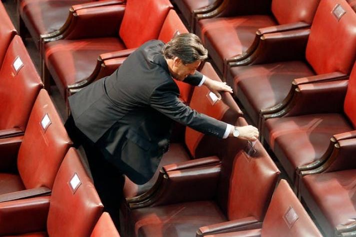 Cuenta pública: La razón por la que Pablo Lorenzini cambió su asiento asignado en el Congreso