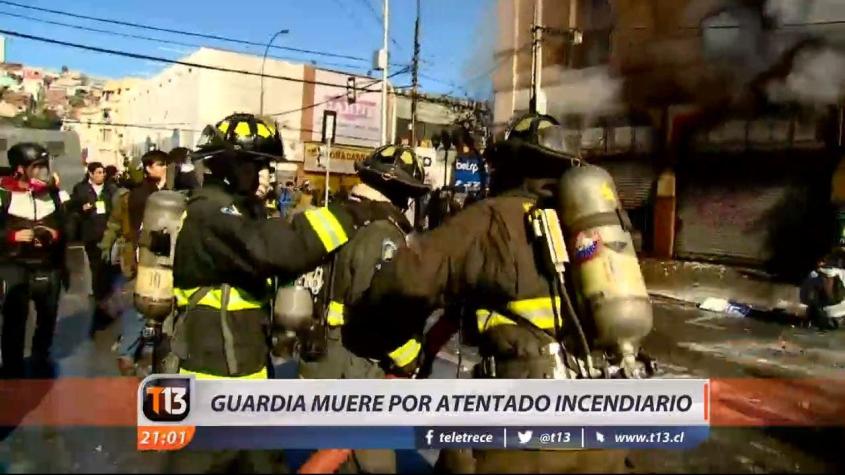 [VIDEO] Eduardo Lara, el guardia municipal de 71 años que falleció en atentado incendiario