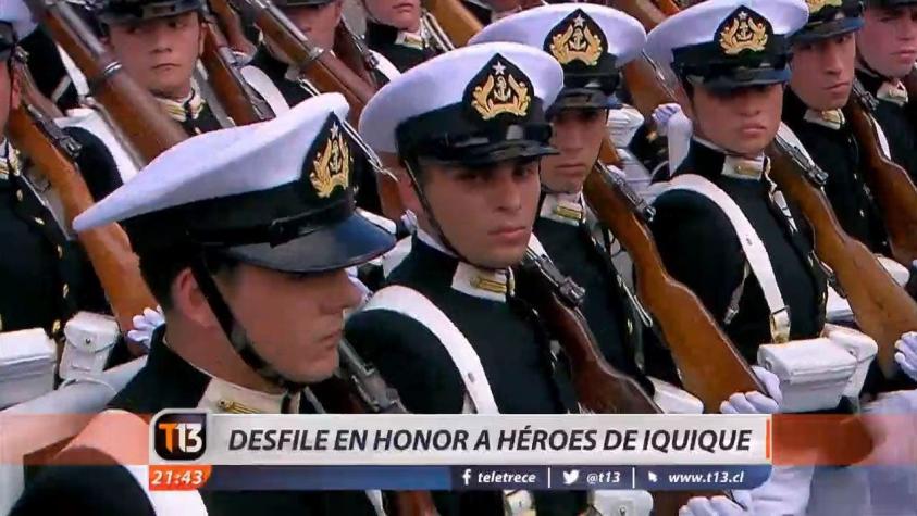 [VIDEO] Los desfiles en honor a los héroes de Iquique durante la jornada del 21 de mayo