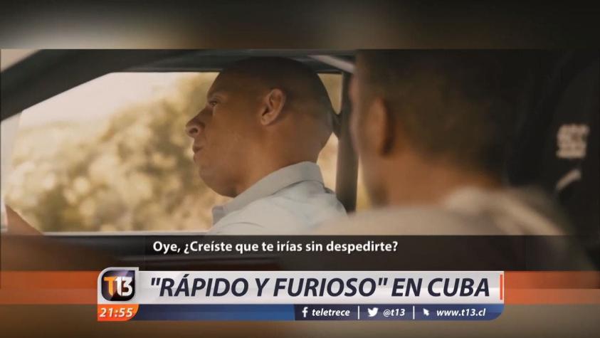 [VIDEO] "Rápido y Furioso" prepara su octava entrega en Cuba