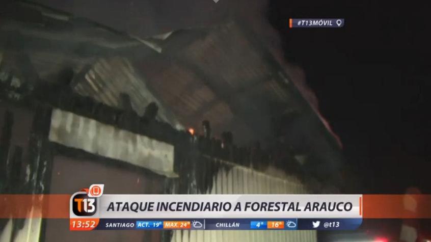 Ataque incendiario afectó a campamento forestal en Los Álamos