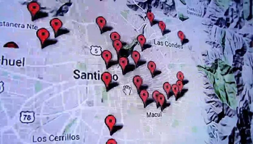 Contacto: El mapa con las propiedades de CEMA Chile