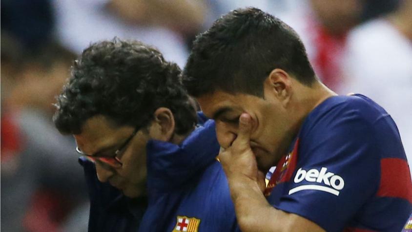 Luis Suárez se lesiona en final de Copa del Rey y podría ser duda para la Copa América