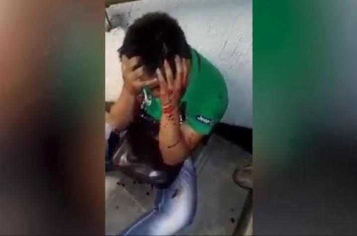 Una mujer golpea a hombre que la manoseó en el metro de la Ciudad de México