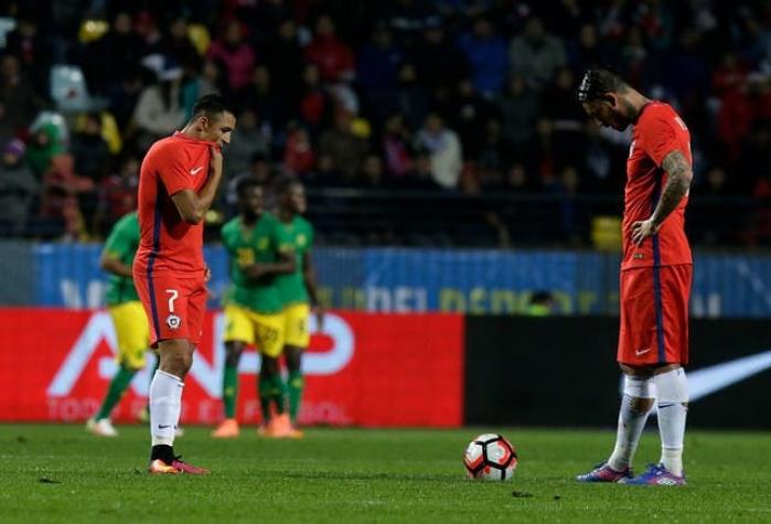Chile cae sorpresivamente ante Jamaica en primer amistoso antes de la Copa Centenario