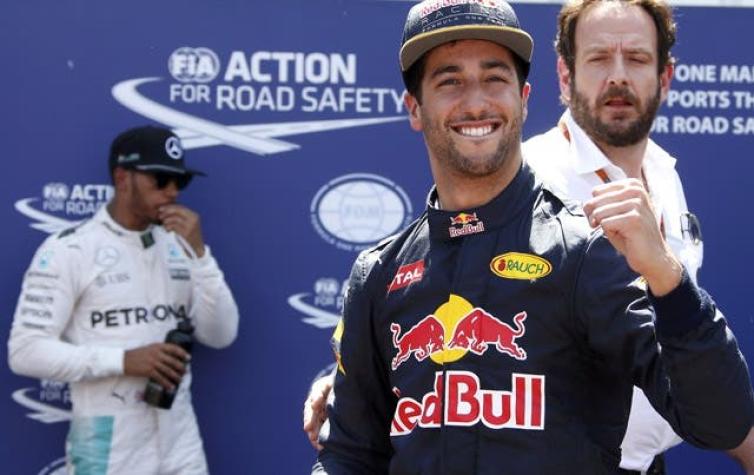 Daniel Ricciardo logra la pole en el GP de Mónaco
