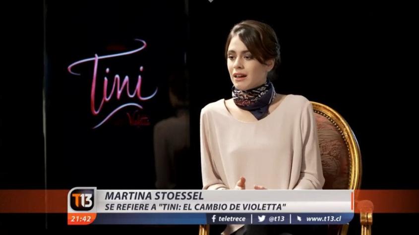 Martina Stoessel habló en exclusiva con T13 sobre "Tini: El cambio de Violetta"